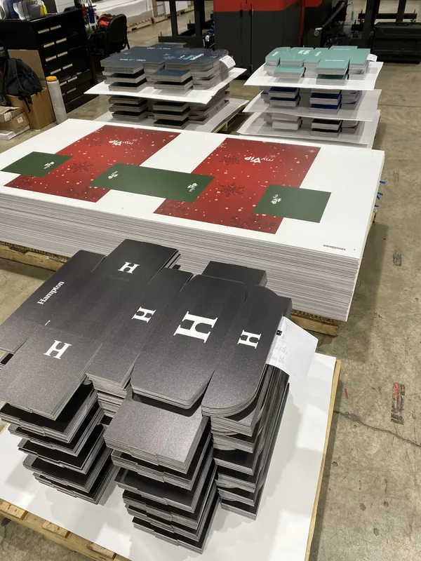 Offset printing services — custom packaging and branded box production