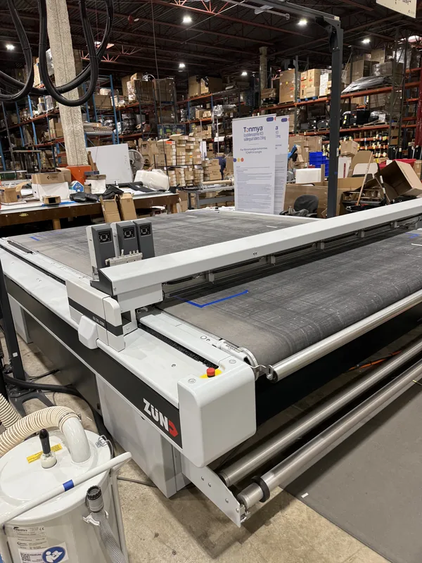 Wide format printing services — Zünd cutting table large format production NJ